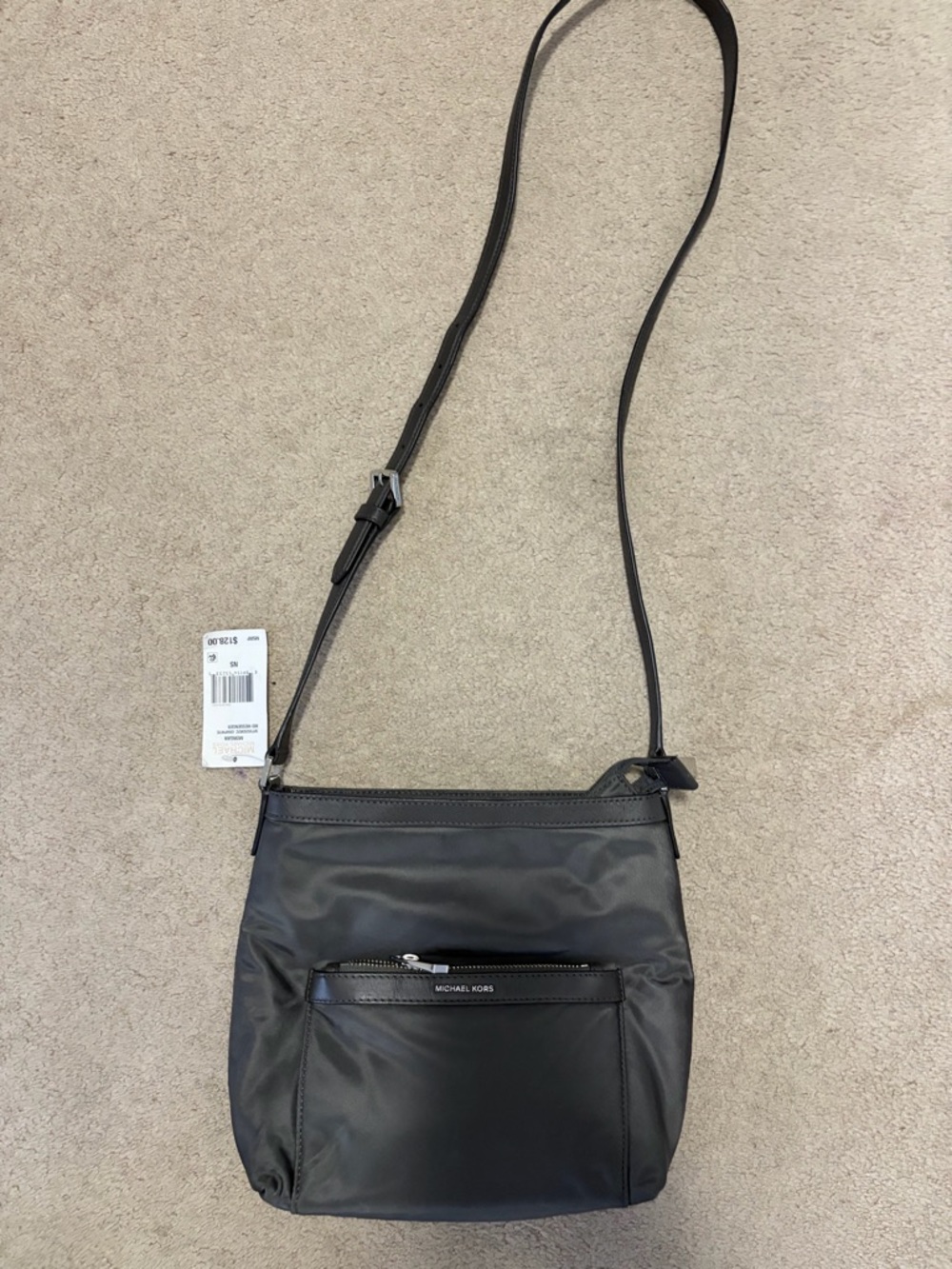 Michael Kors  Nylon Front-Zip Crossbody